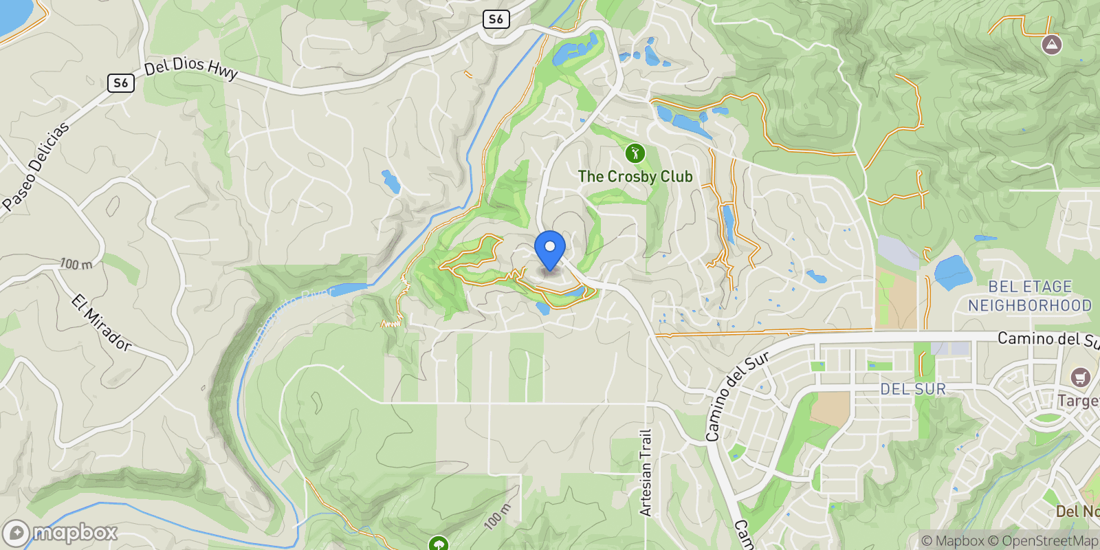 Map showing 16632 Rose Of Tralee Ln, San Diego, CA 92127, Rancho Santa Fe, California, United States.