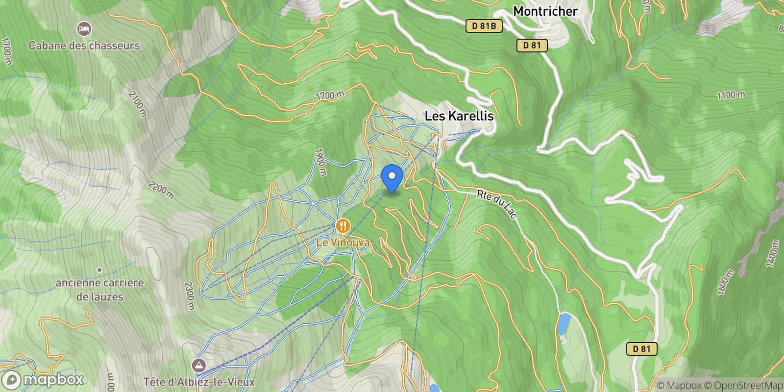 Map showing Montricher-Albanne, Montricher-Albanne, Montricher-Albanne, Auvergne-Rhône-Alpes, France.