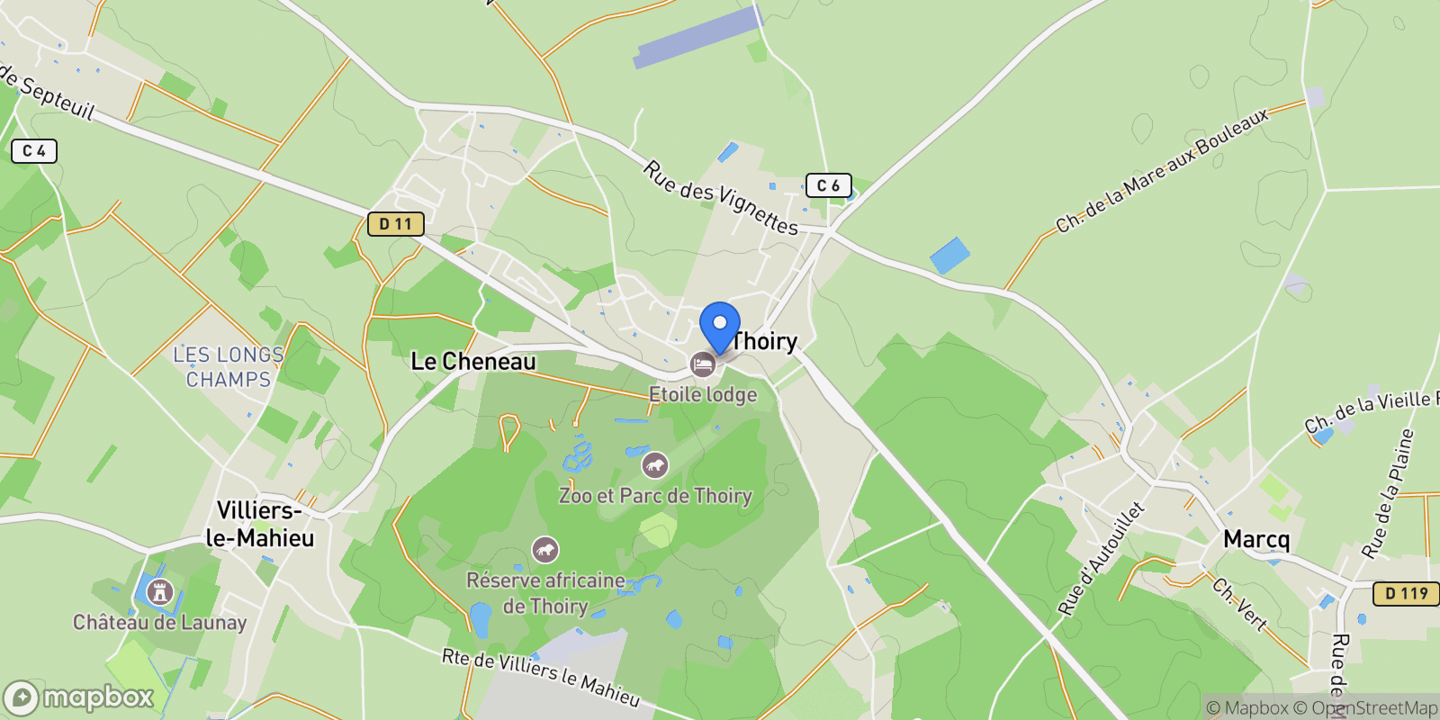 Map showing Thoiry, Thoiry, Thoiry, Île-de-France, France.