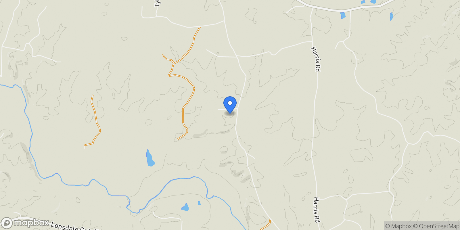 Map showing 4555 Owensville Cutoff Road, Lonsdale, AR 72087, Lonsdale, Arkansas, United States.