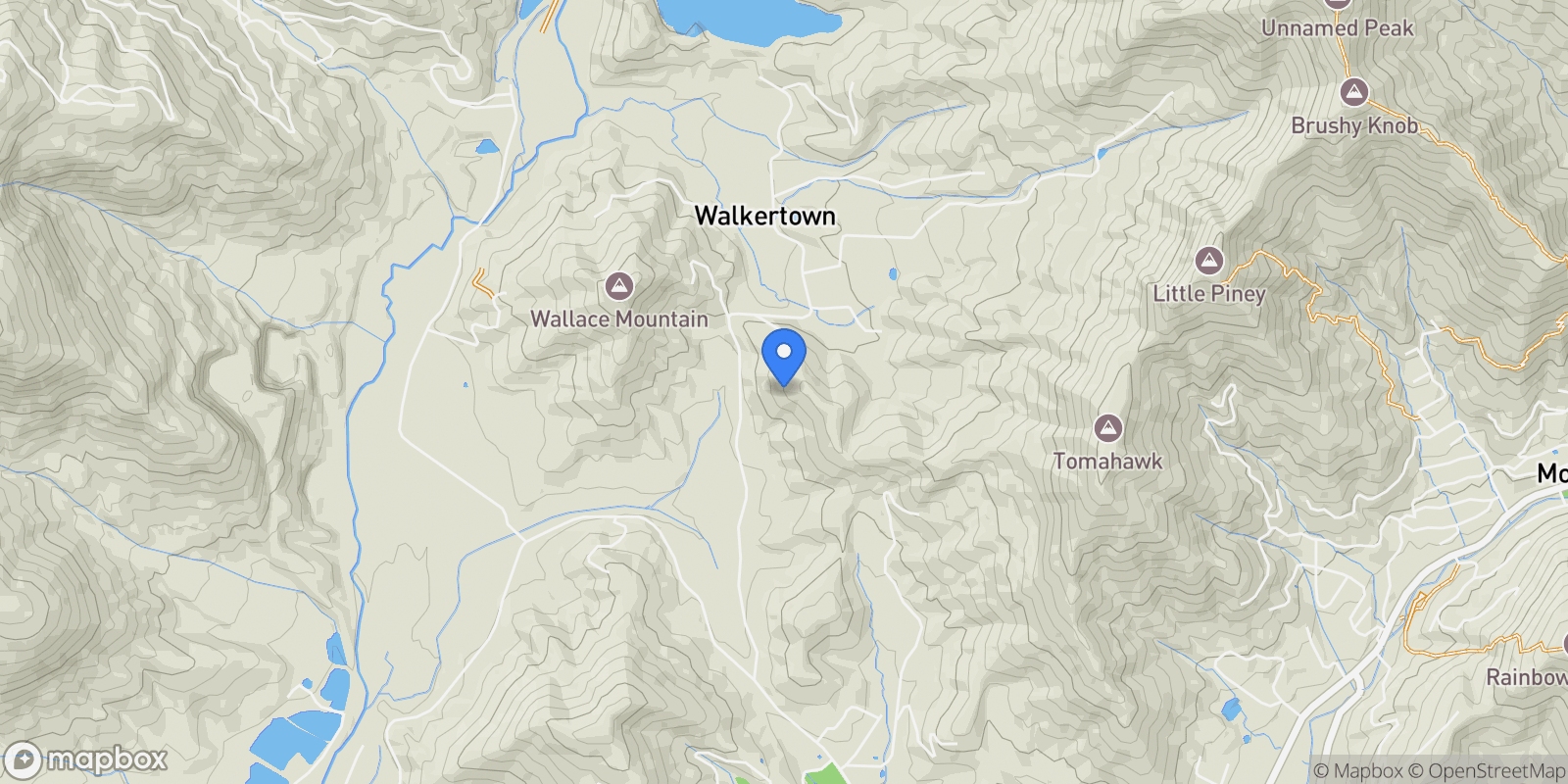Map showing 334 North Fork Road #12, Black Mountain, NC 28711, Black Mountain, North Carolina, United States.
