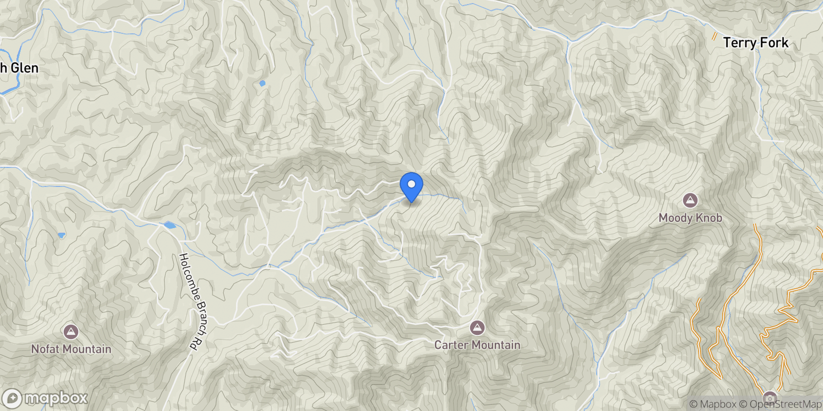 Map showing 420 Chimney Rock Drive, Weaverville, NC 28787, Weaverville, North Carolina, United States.