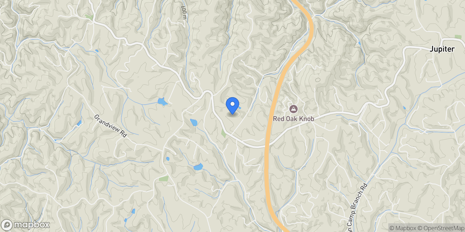 Map showing 99999 Sprouse Town Road, Weaverville, NC 28787, Weaverville, North Carolina, United States.