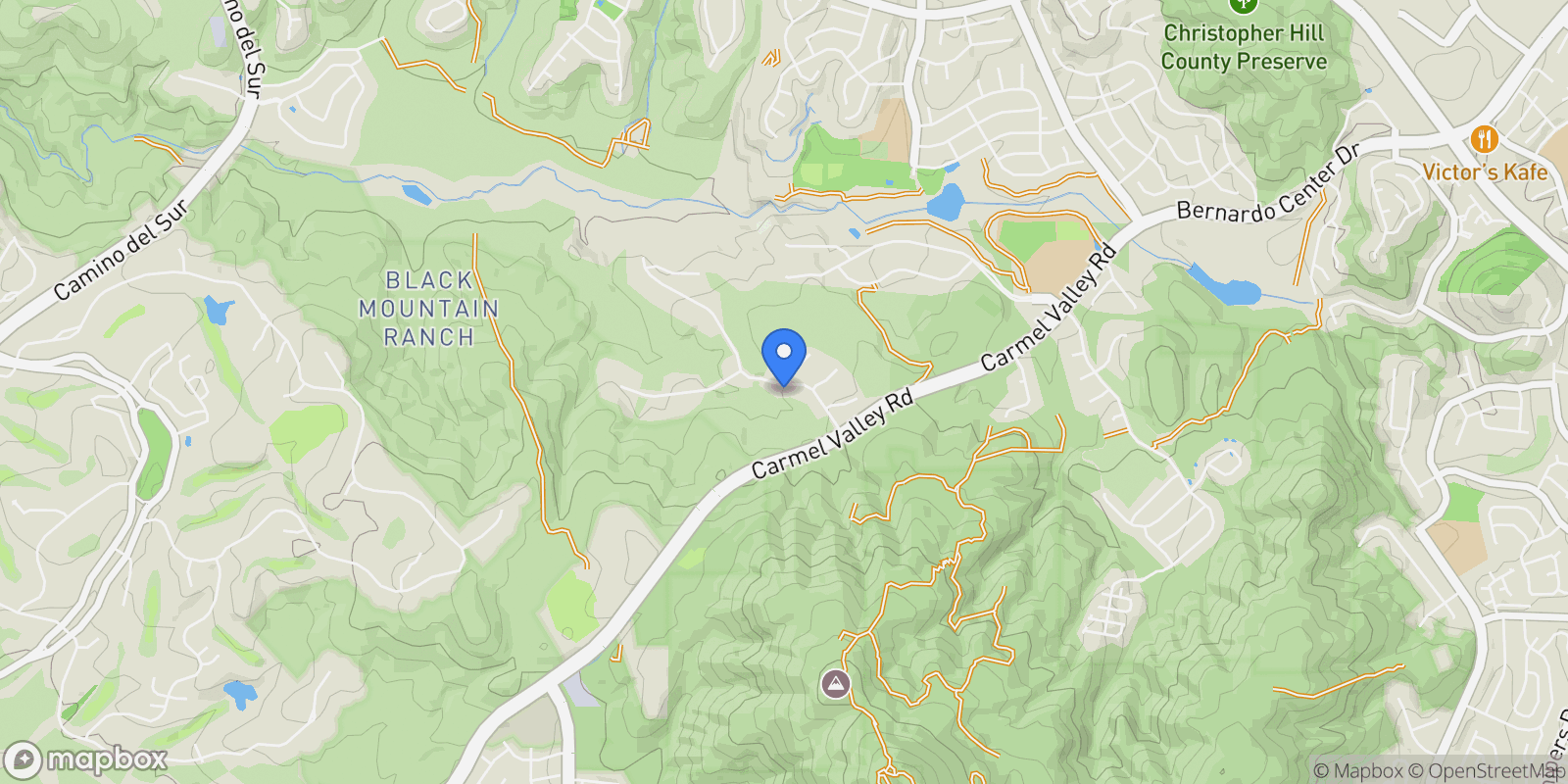 Map showing 14788 Valle Del Sur, Rancho Santa Fe, California, United States.