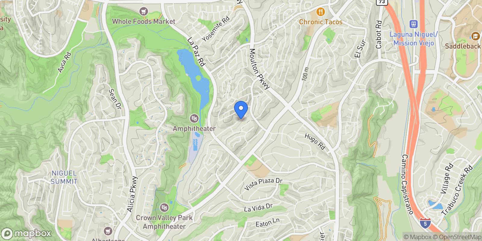 Map showing 24692 Kings Road, Laguna Niguel, California, United States.