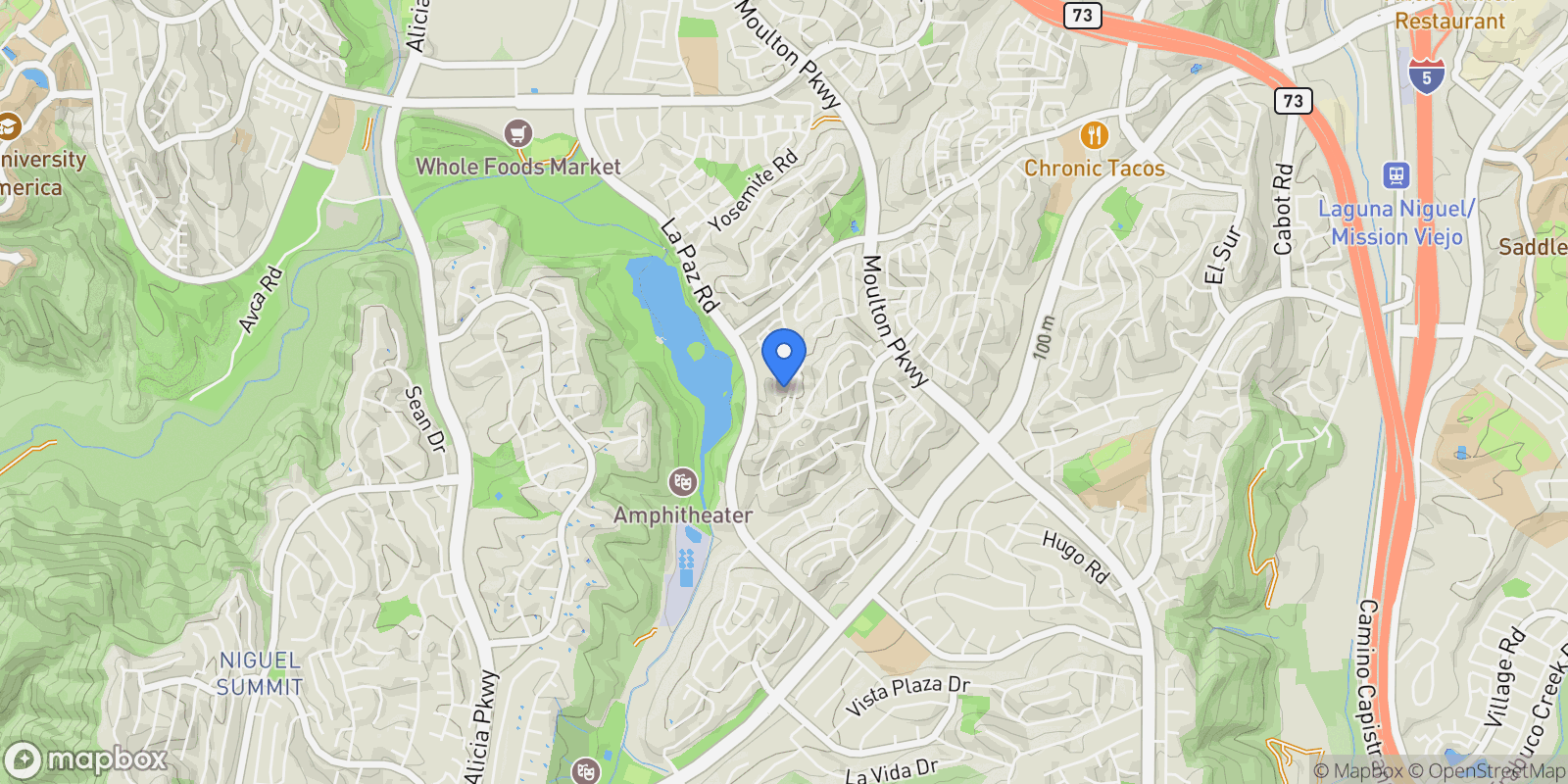 Map showing 28793 El Adolfo, Laguna Niguel, California, United States.