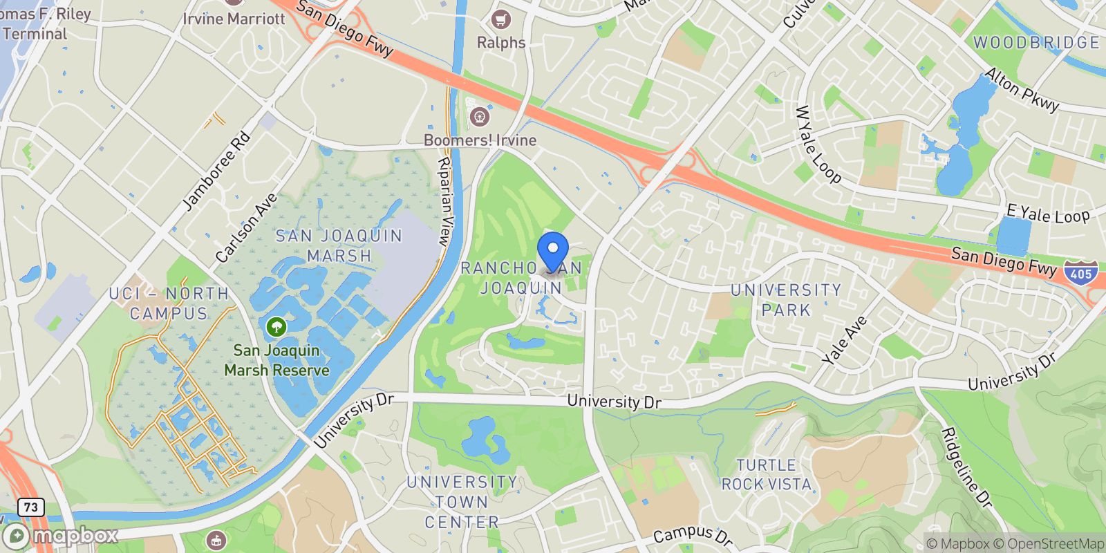 Map showing 9 Morena 28, Irvine, California, United States.