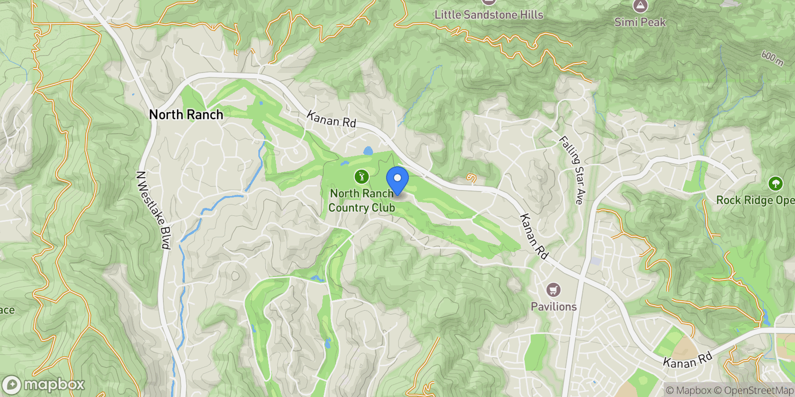Map showing 5076 Island Forest Place, Thousand Oaks, California, United States.