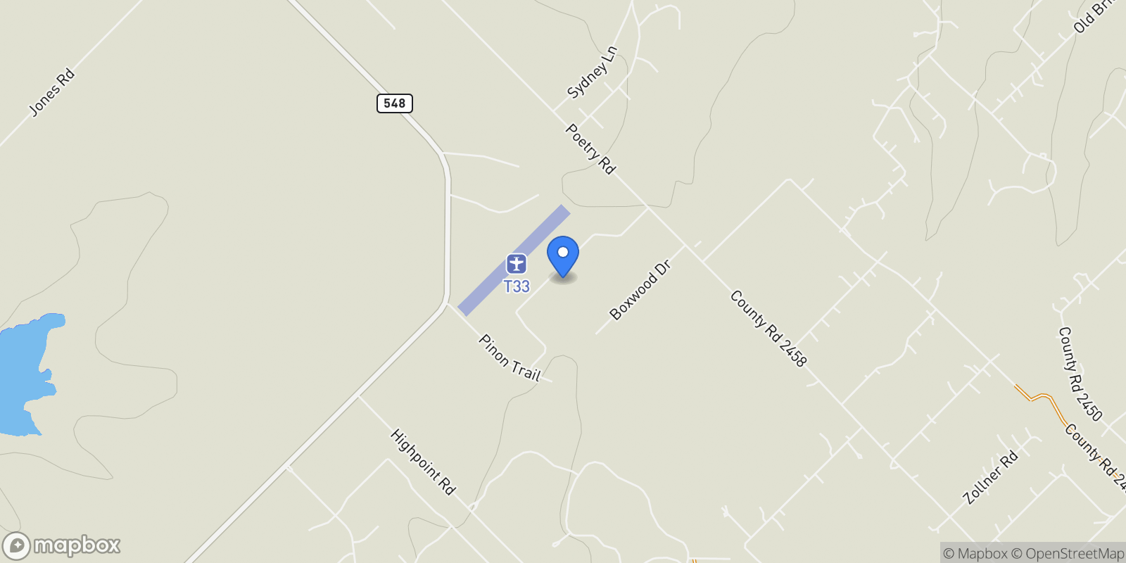 Map showing 5025 White Pine Drive, Royse City, Texas, United States.