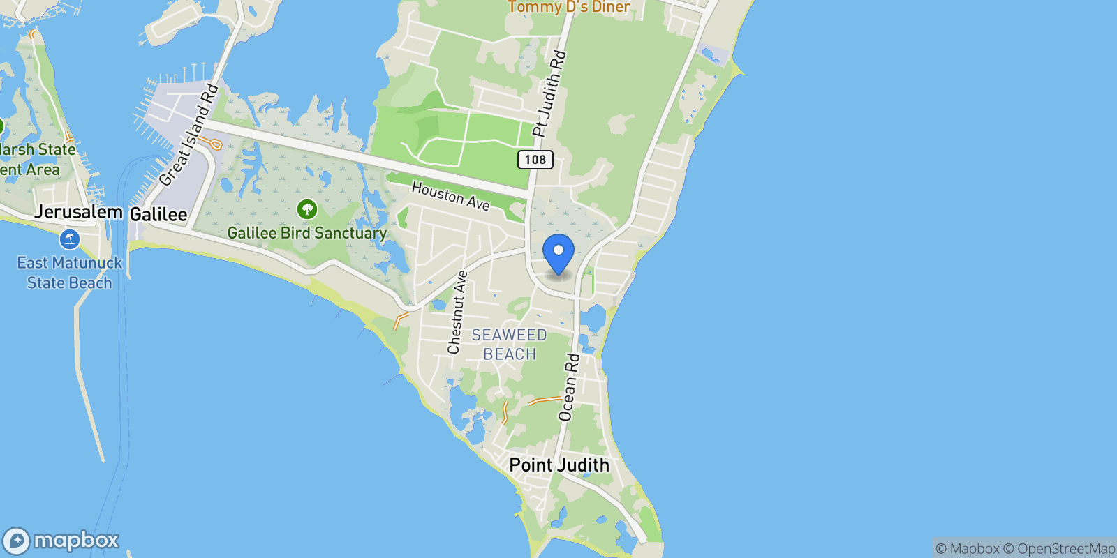 Map showing 41 Green Meadow, Narragansett, RI 02882, Narragansett, Rhode Island, United States.
