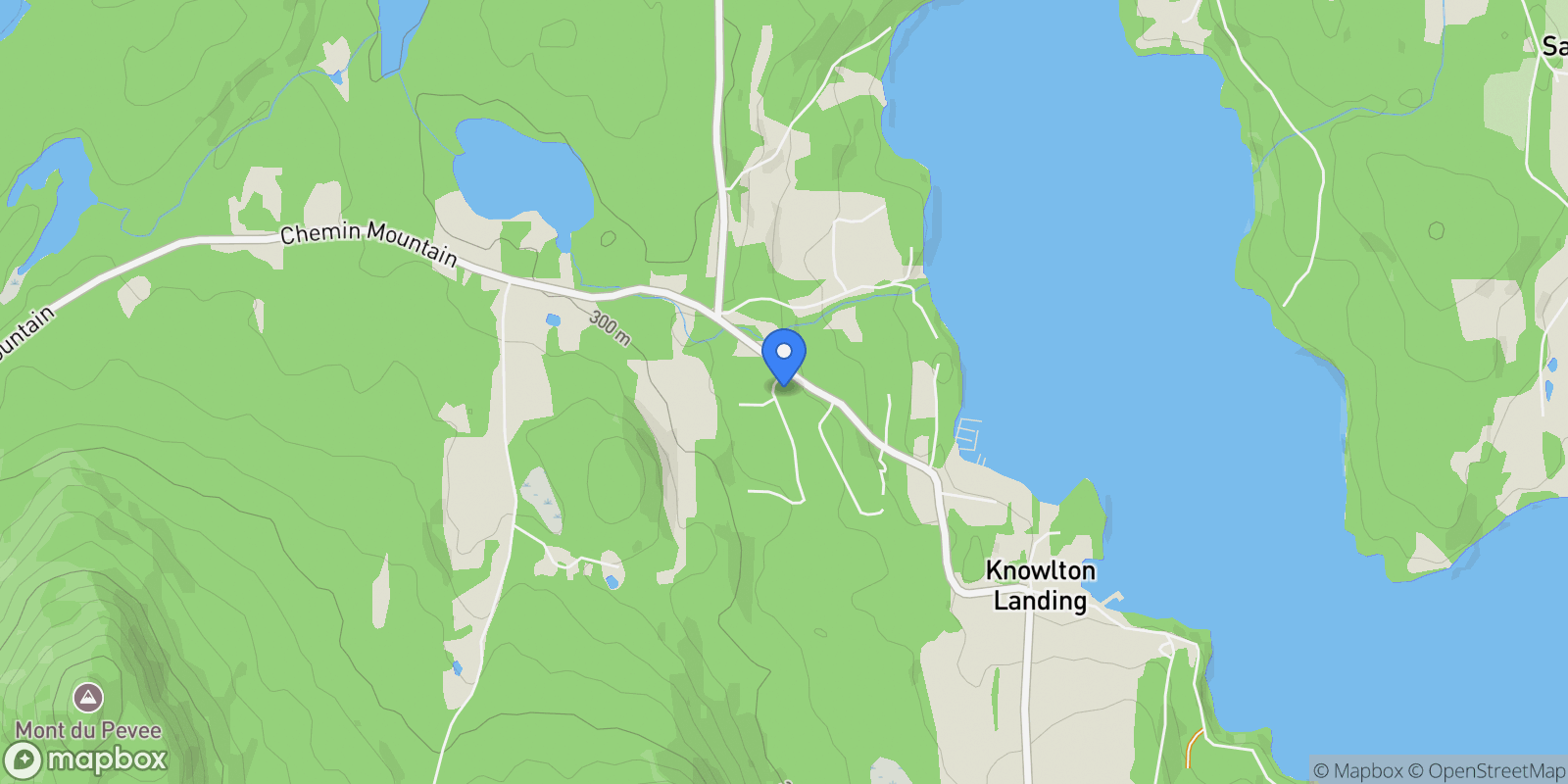 Map showing 5 Ch. du Grand-Pic, Austin, Quebec, Canada.