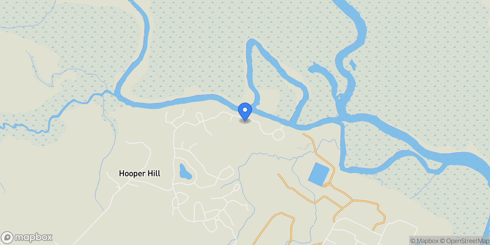 Map showing 3810 River Park Way NE, Northwest, North Carolina, United States.