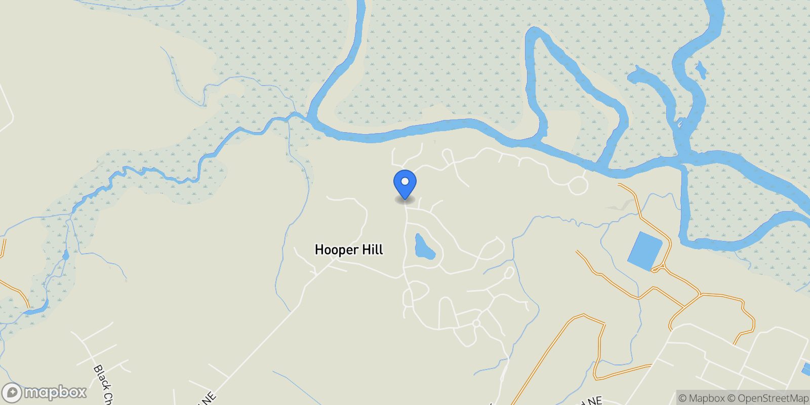 Map showing 9418 Fallen Pear Lane NE, Northwest, North Carolina, United States.