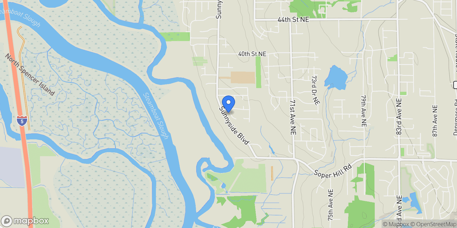 Map showing 3306 64th Avenue, Marysville, WA 98270, Marysville, Washington, United States.