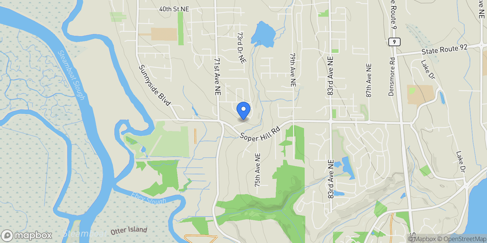 Map showing 2724 74th Drive, Marysville, WA 98270, Marysville, Washington, United States.