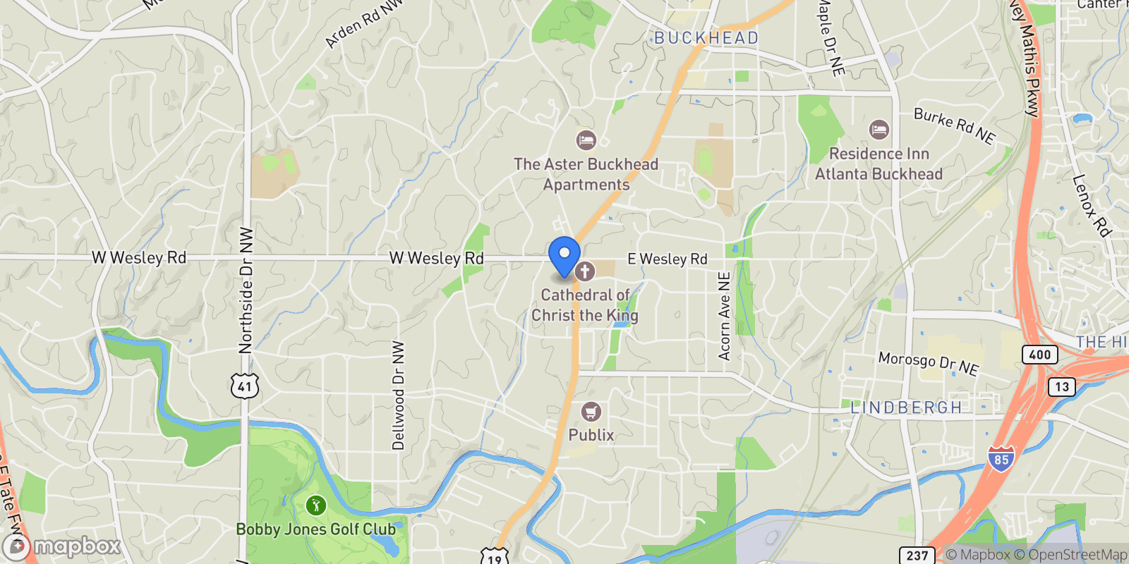Map showing 2660 Peachtree Road NW #23A, Atlanta, GA 30305, Atlanta, Georgia, United States.