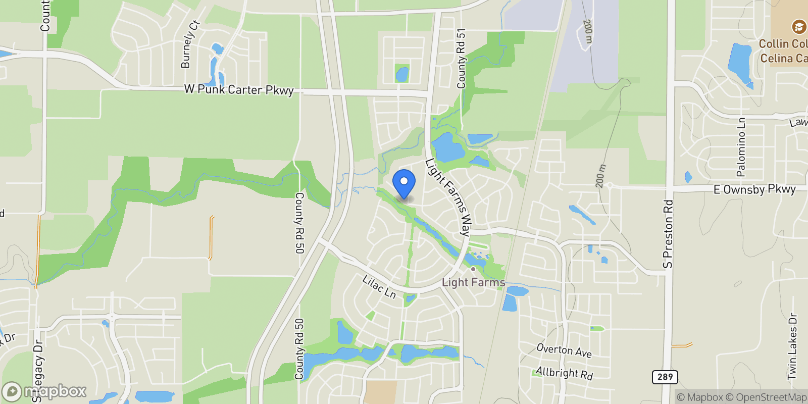 Map showing 3409 Bellcrest Way, Celina, TX 75009, Celina, Texas, United States.