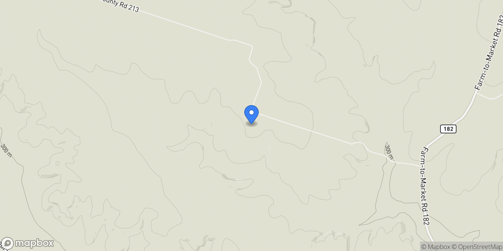 Map showing 2850 County Road 213, Jonesboro, TX 76538, Jonesboro, Texas, United States.