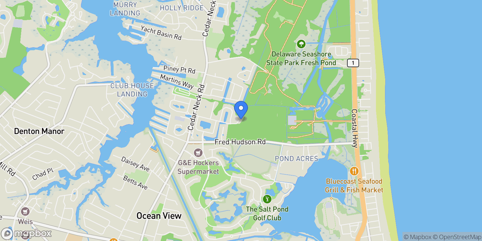 Map showing 38384 VIRGINIA DR DRIVE, BETHANY BEACH, DE 19930, Bethany Beach, Delaware, United States.