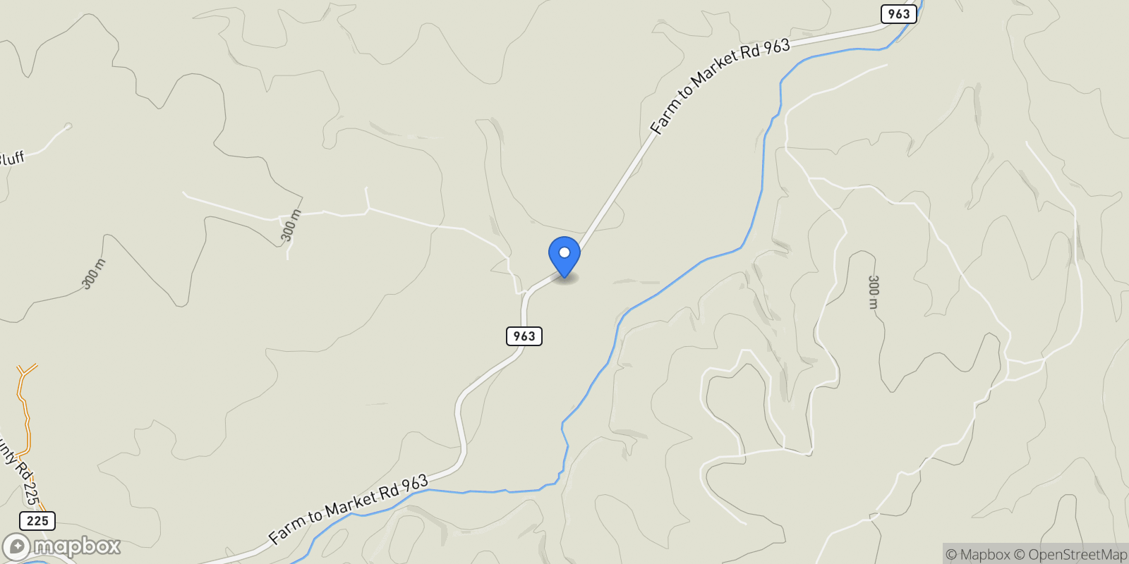 Map showing TBD FM 963, Briggs, TX 78608, Briggs, Texas, United States.