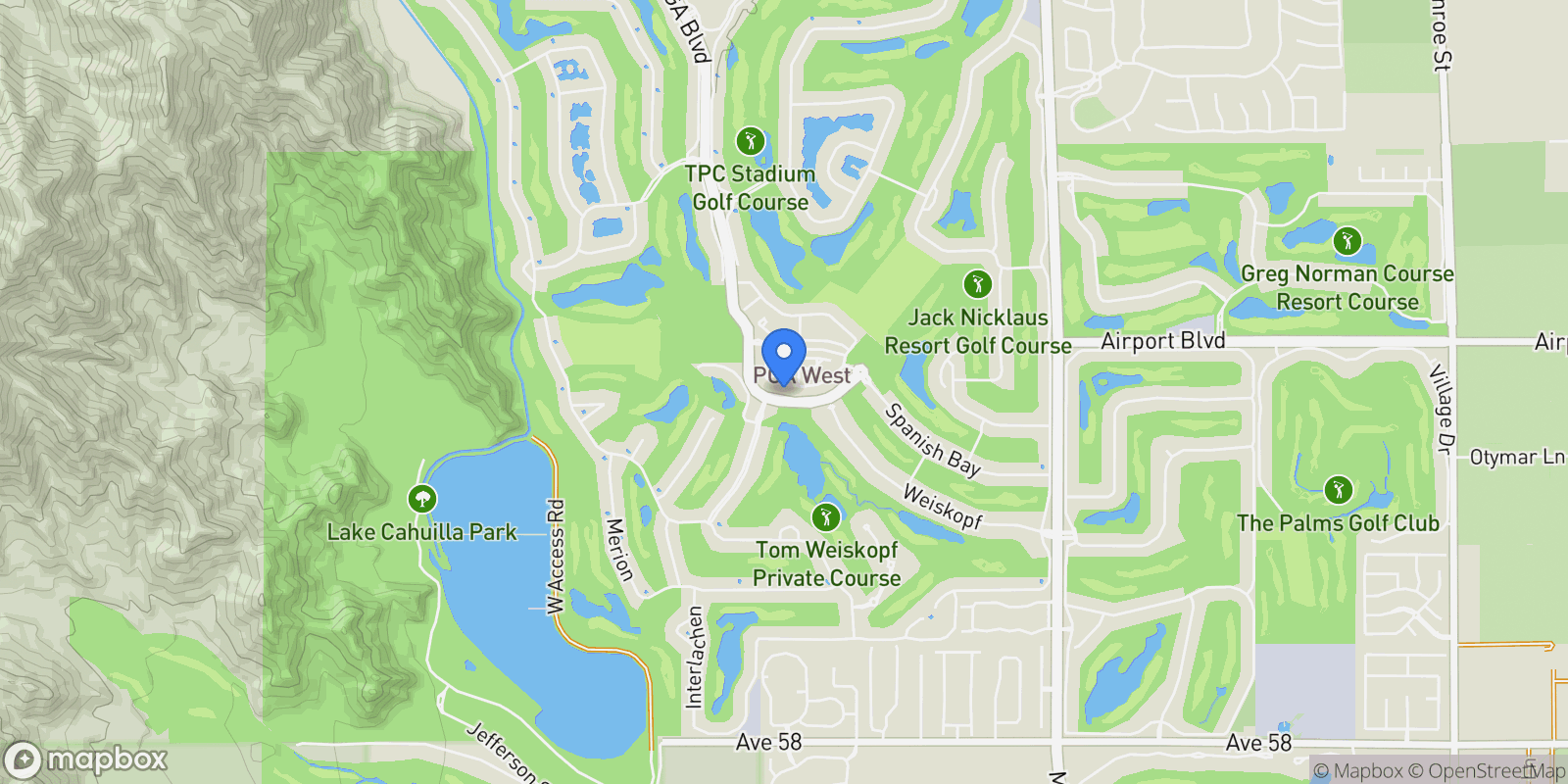 Map showing 80253 Platinum Way, La Quinta, CA 92253, La Quinta, California, United States.
