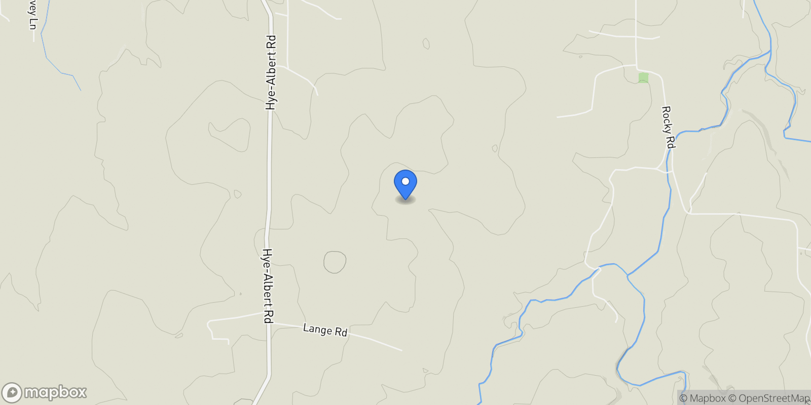Map showing 0000 Gibson-Best Road, Hye, TX 78635, Hye, Texas, United States.