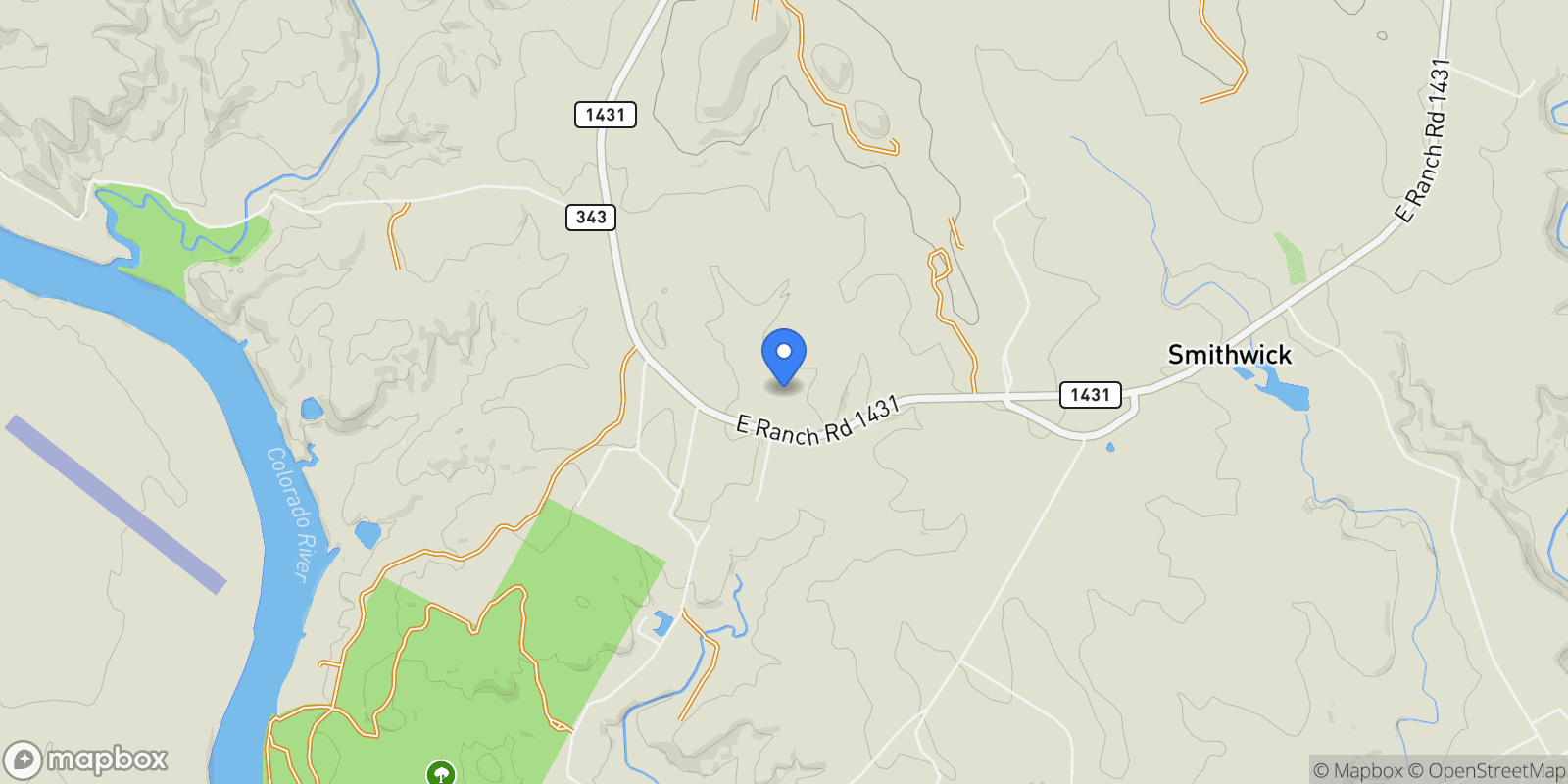Map showing 9738 E FM 1431, Marble Falls, TX 78654, Marble Falls, Texas, United States.