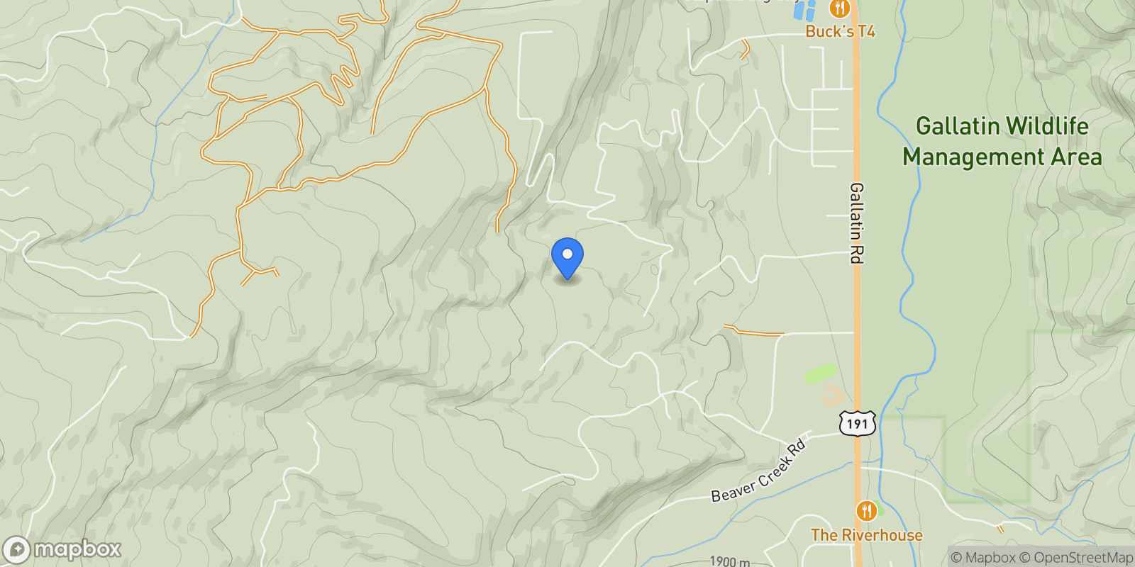 Map showing 238 Great Gray Hollow, Gallatin Gateway, MT 59730, Gallatin Gateway, Montana, United States.