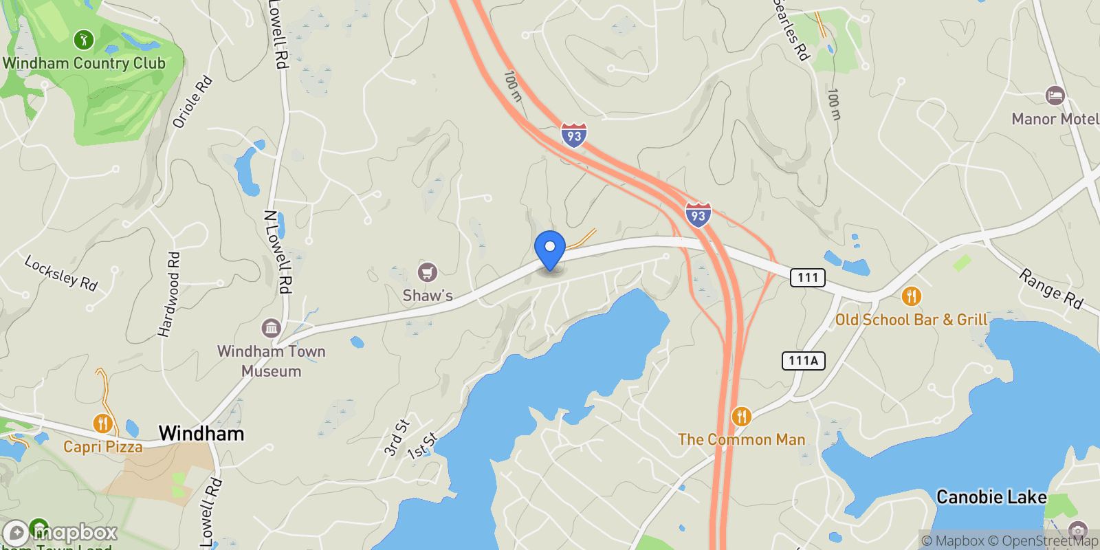 Map showing 15 Enterprise Drive, Windham, NH 03087, Windham, New Hampshire, United States.