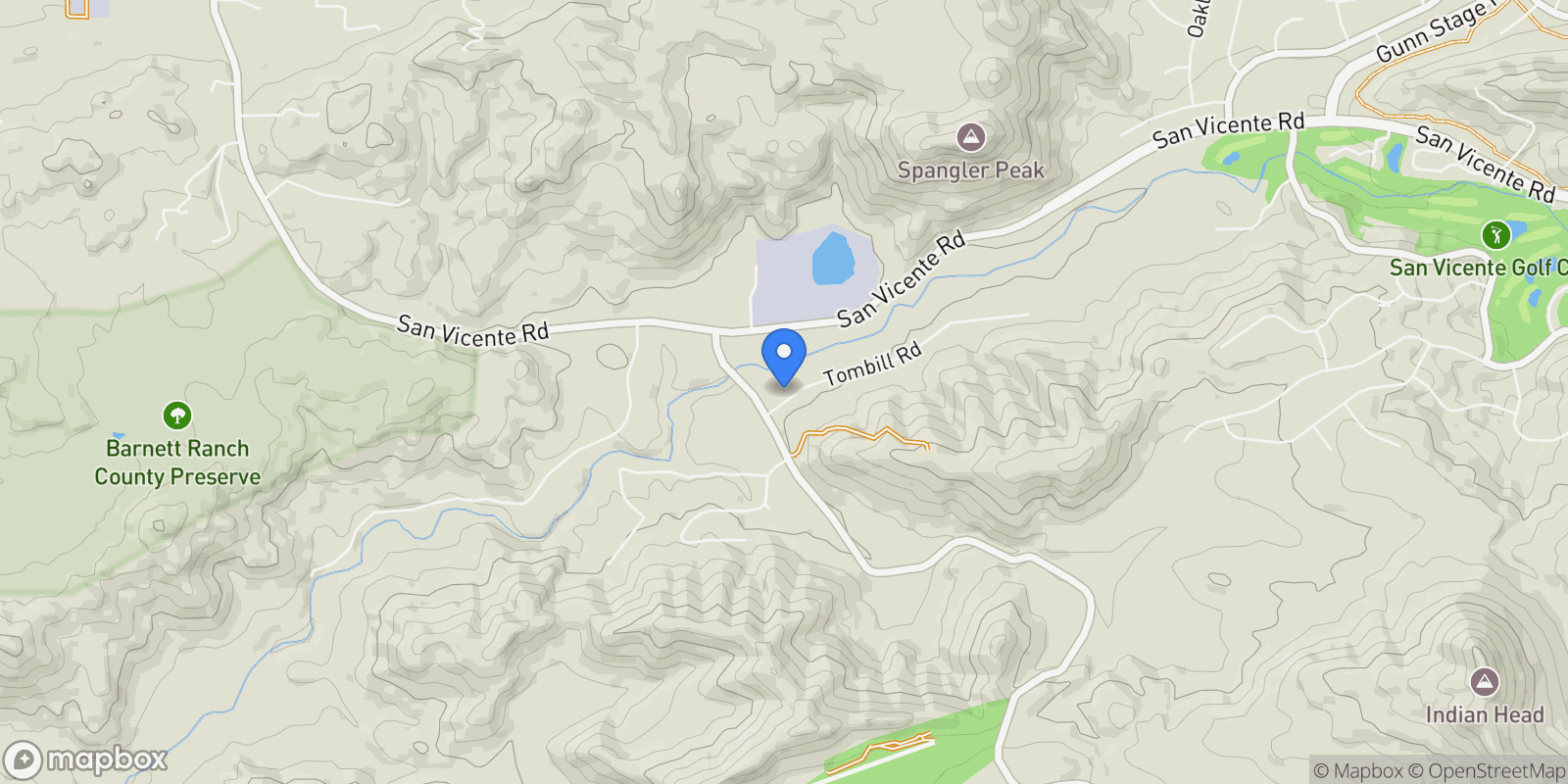 Map showing 22544 Tombill Rd, Ramona, CA 92065, Ramona, California, United States.