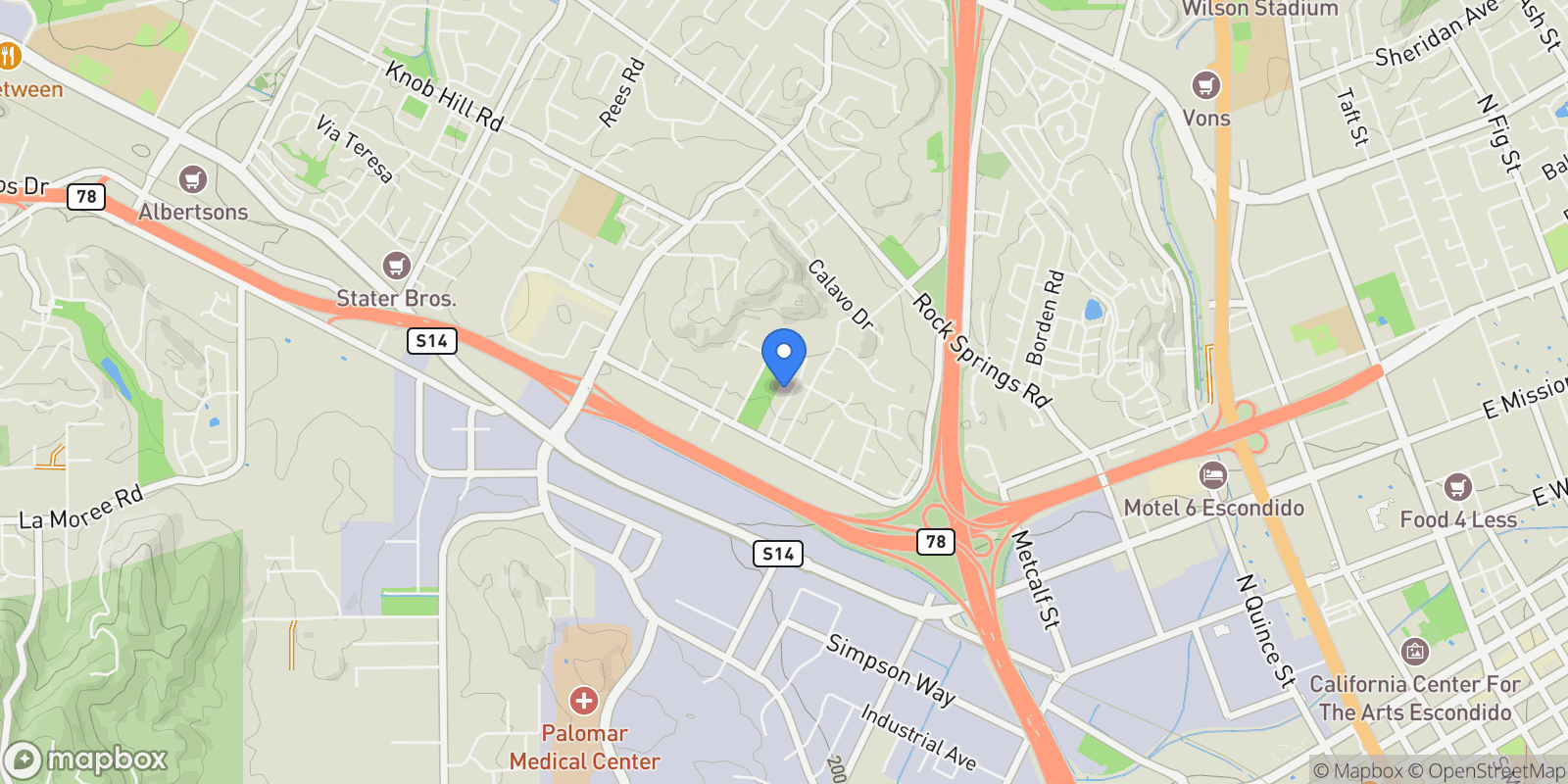 Map showing 762 Hillsboro Way, San Marcos, CA 92069, San Marcos, California, United States.