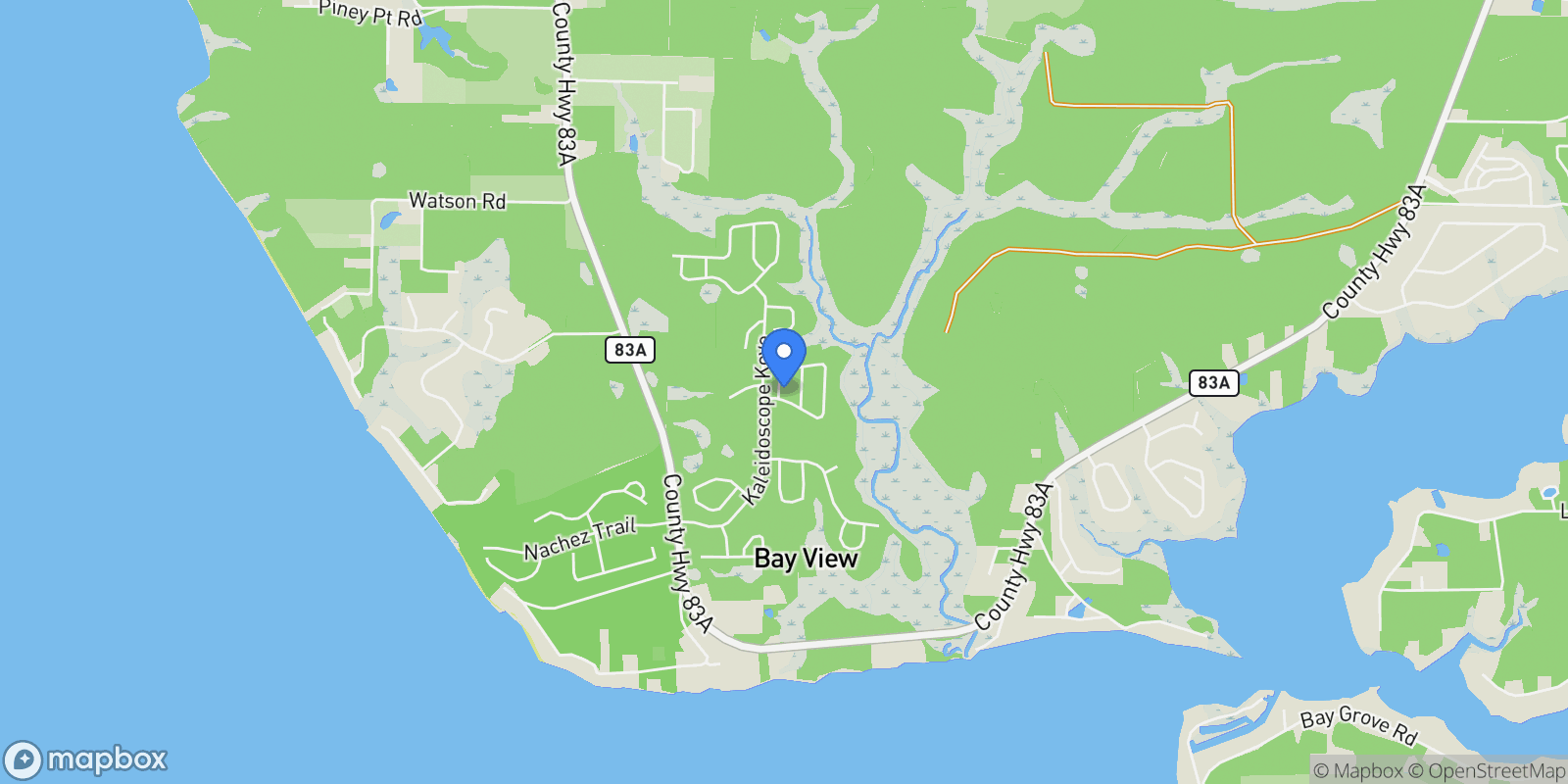 Map showing Freeport, Florida, United States.