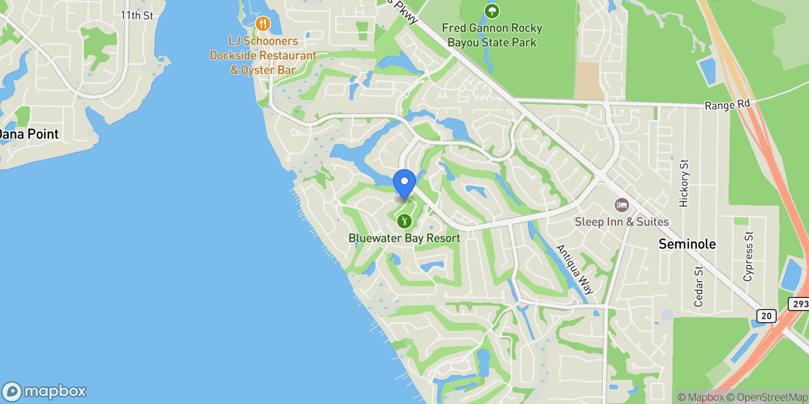 Map showing Niceville, Florida, United States.