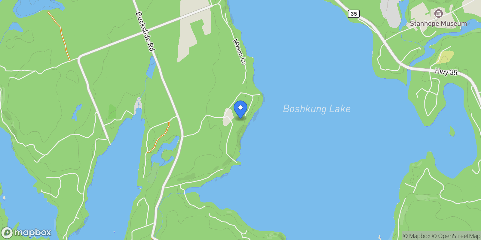 Map showing 1141 Nu-Ne Lane, Algonquin Highlands, Ontario, Canada.