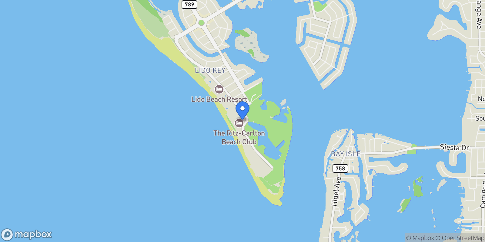 Map showing 1300 Benjamin Franklin Drive Unit 709, Sarasota, FL 34236, Sarasota, Florida, United States.