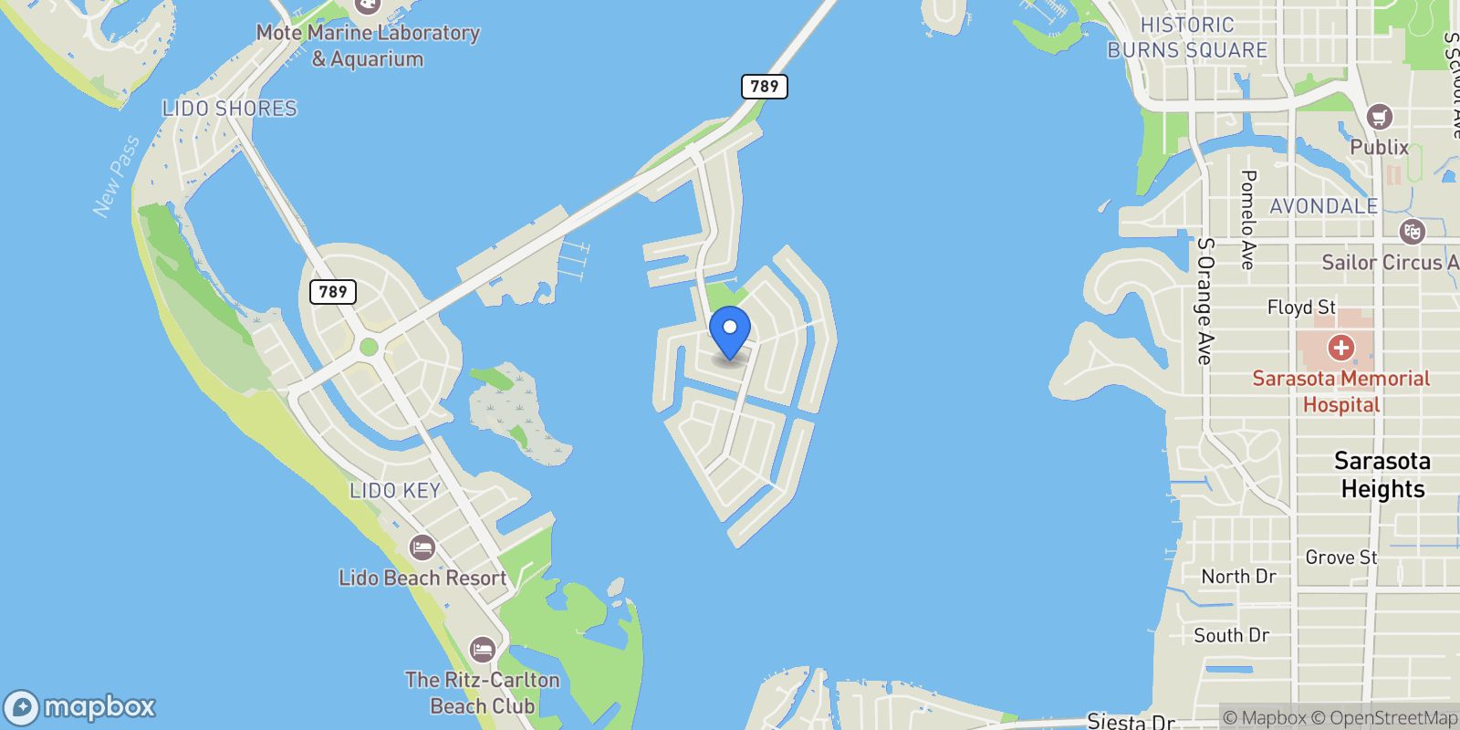 Map showing 332 Bob White Way, Sarasota, FL 34236, Sarasota, Florida, United States.