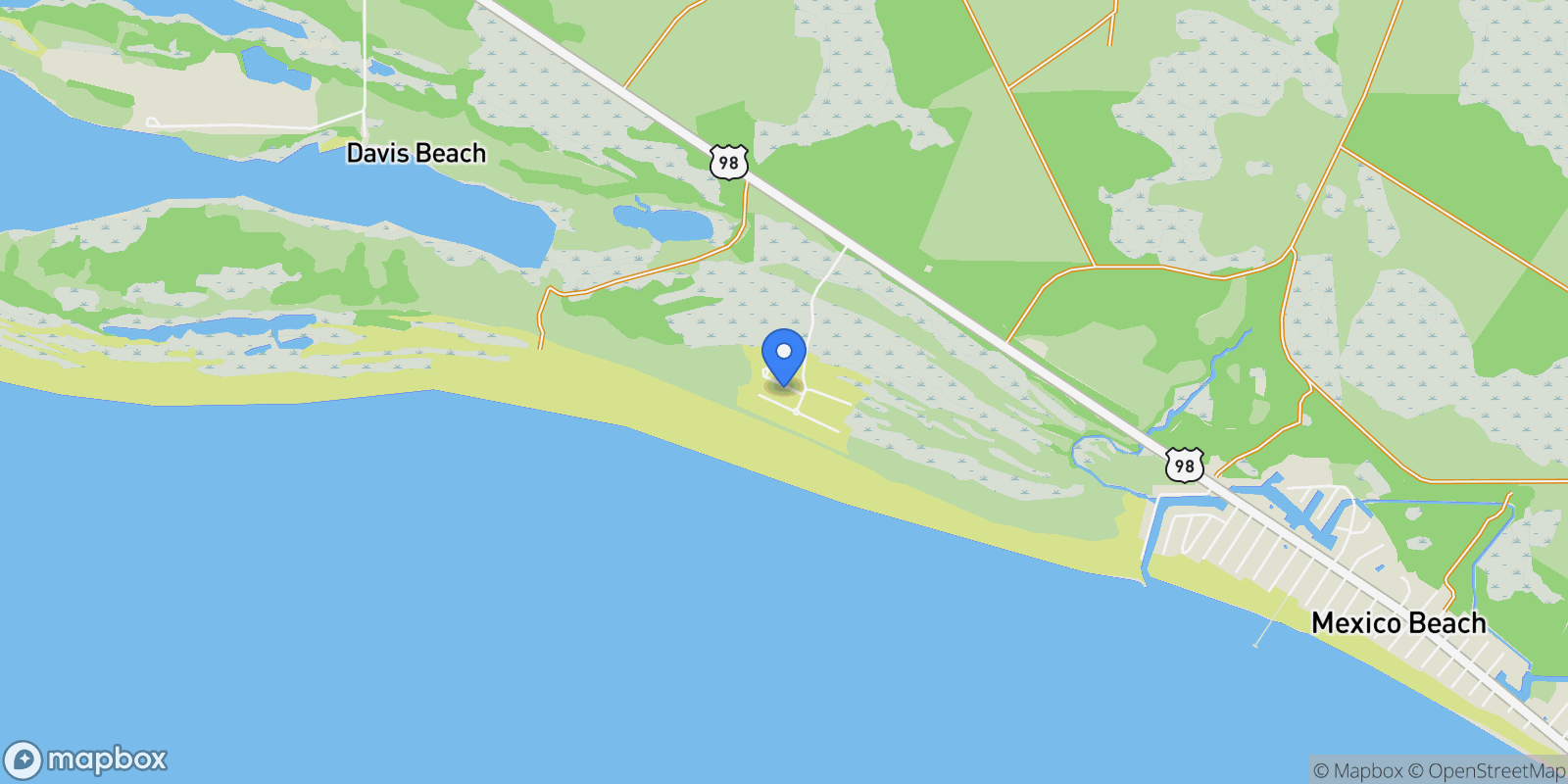 Map showing Port St. Joe, Florida, United States.