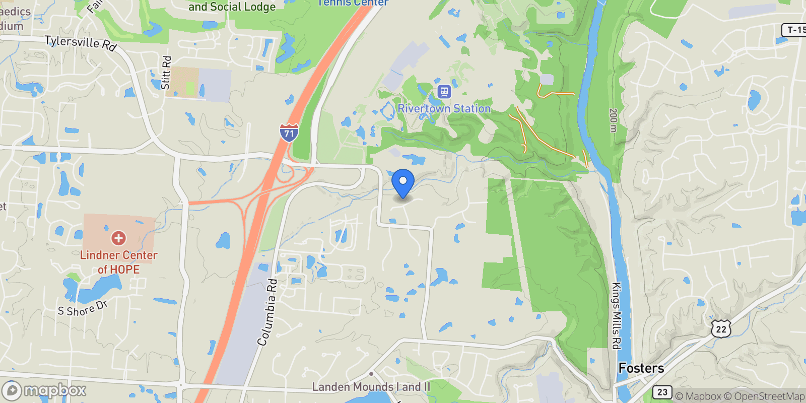 Map showing 2834 Afton Valley Court , Maineville, OH 45039, Maineville, Ohio, United States.