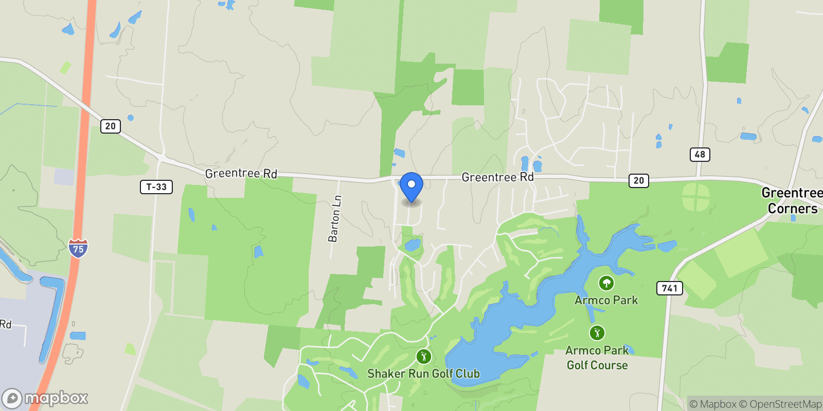 Map showing 1492 Red Hawk Court , Turtle Creek Twp, OH 45036, Lebanon, Ohio, United States.