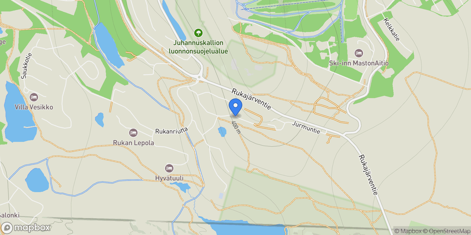 Map showing Plantingintie 6, 93830 Kuusamo, Finland, Kuusamo, Finland.