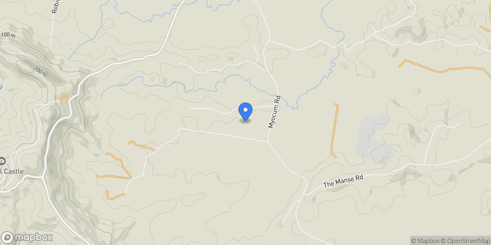 Map showing 37 Myocum Downs Drive, Byron Bay, NSW 2481, Myocum, New South Wales, Australia.