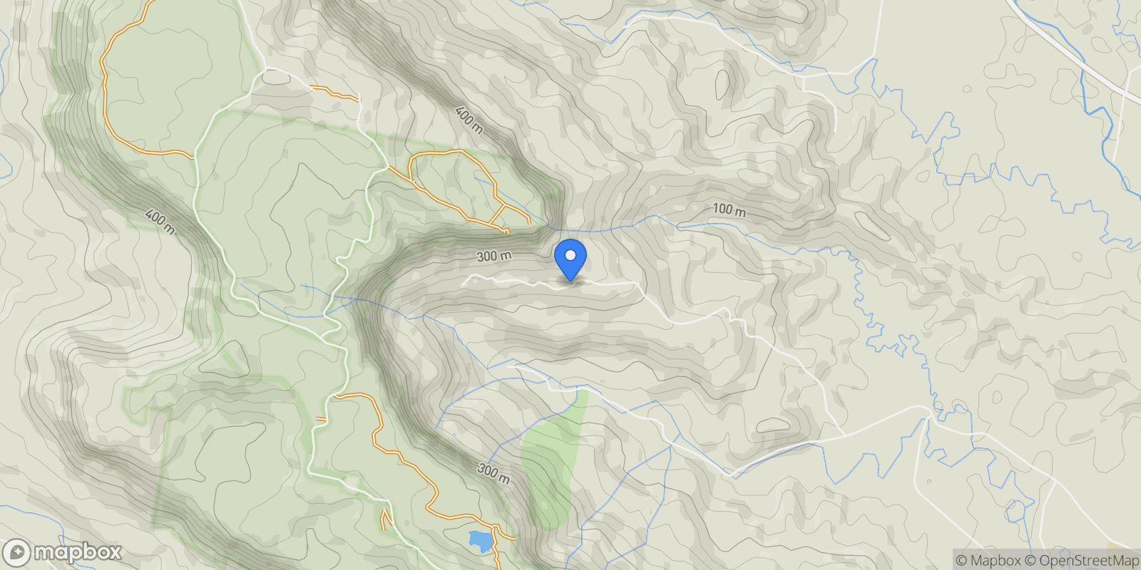 Map showing 210 Frasers Road, Byron Bay, NSW 2482, Mullumbimby Creek, New South Wales, Australia.