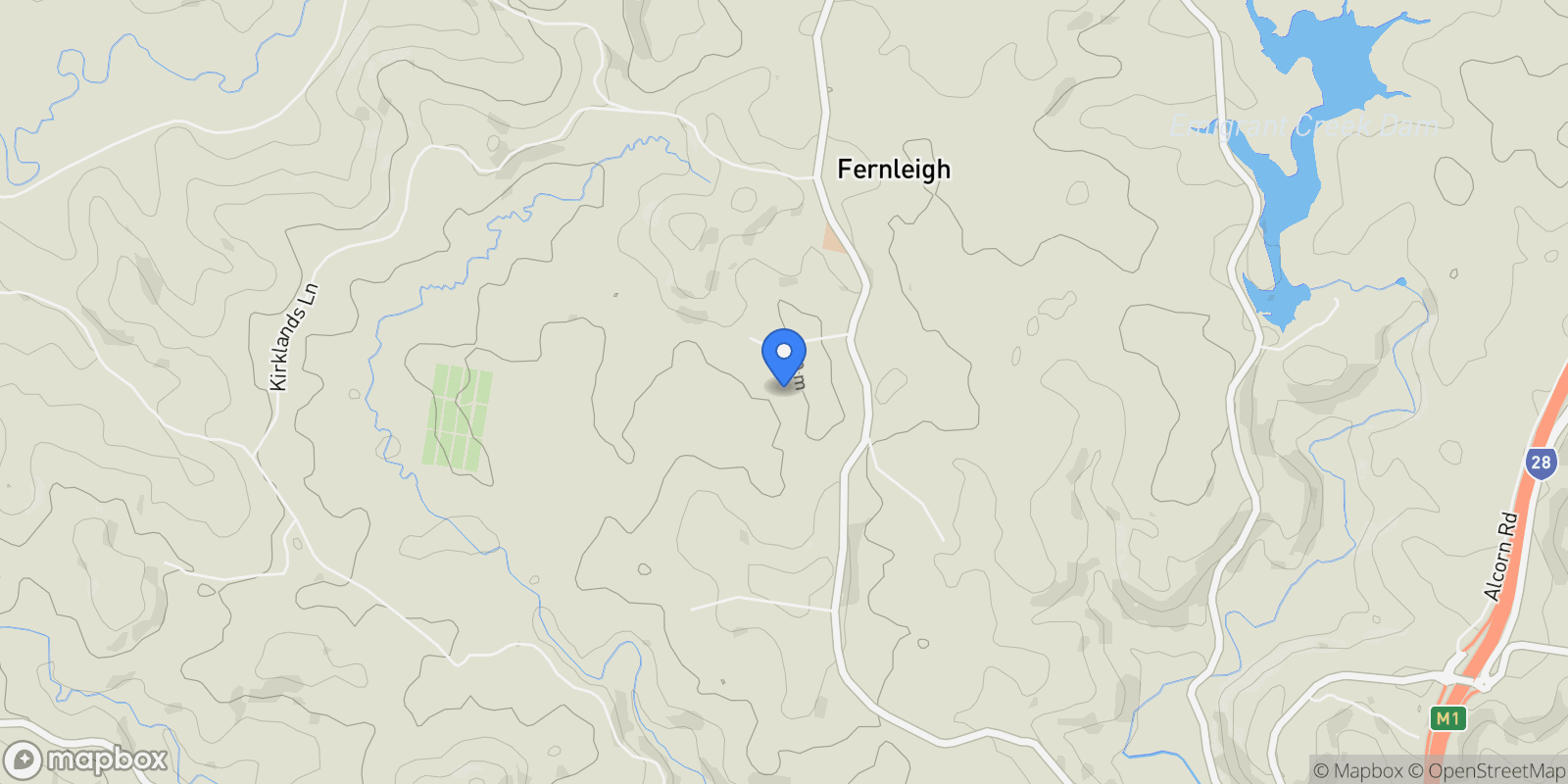 Map showing 399 Fernleigh Road, Byron Bay, NSW, Fernleigh, New South Wales, Australia.