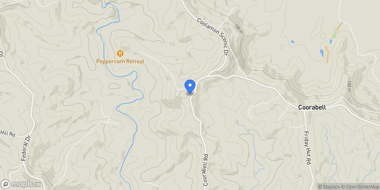 Map showing 15 Newes Road, Byron Bay, NSW 2479, Coorabell, New South Wales, Australia.