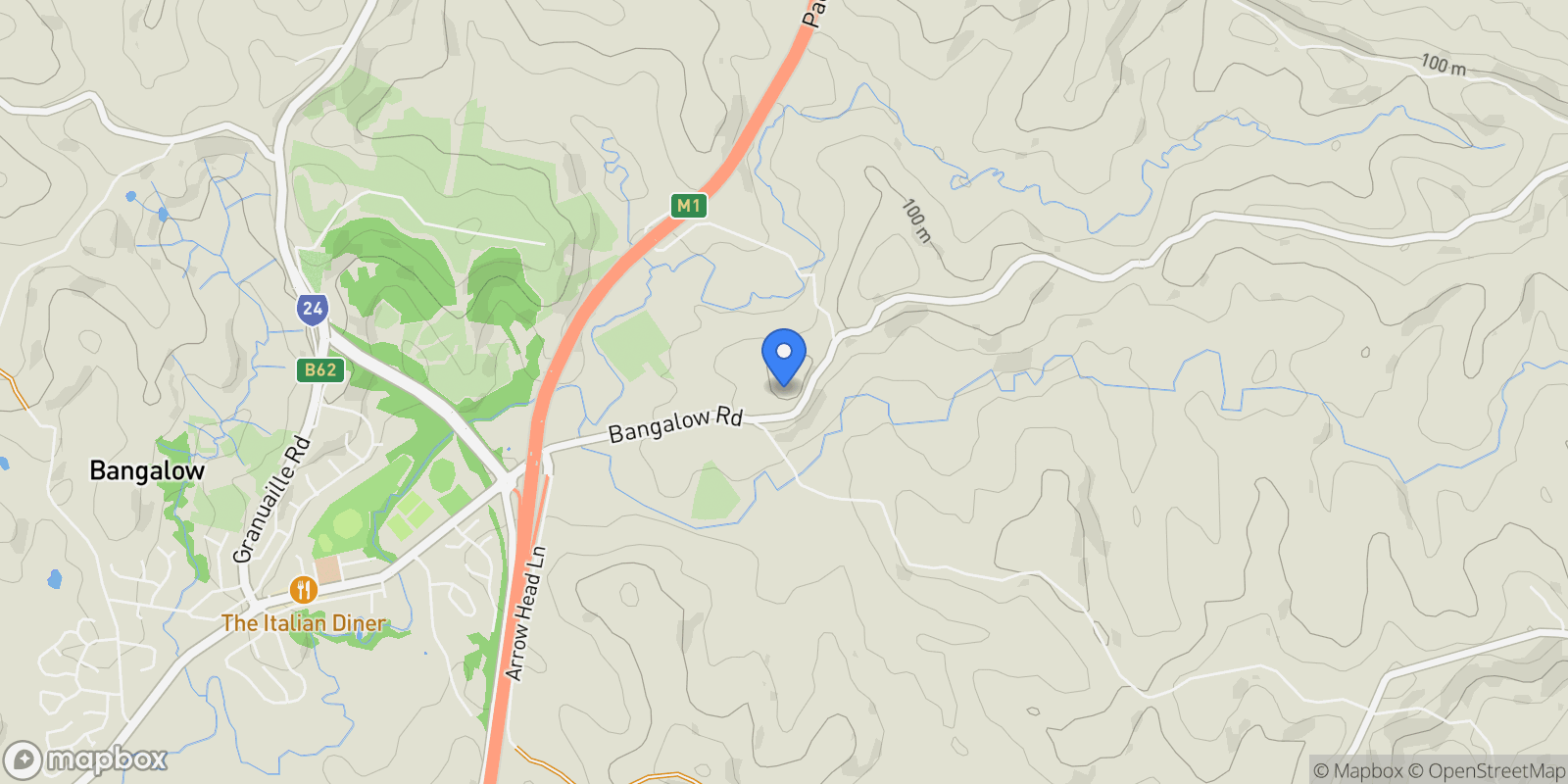 Map showing 752 Bangalow Road, Byron Bay, NSW 2481, Talofa, New South Wales, Australia.