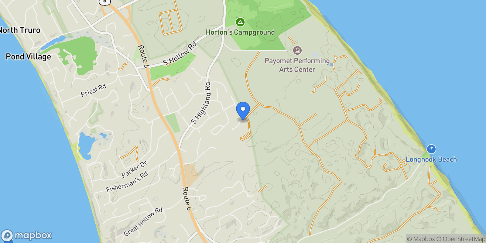 Map showing 14 N Union Field Road , Truro, MA 02666, Truro, Massachusetts, United States.
