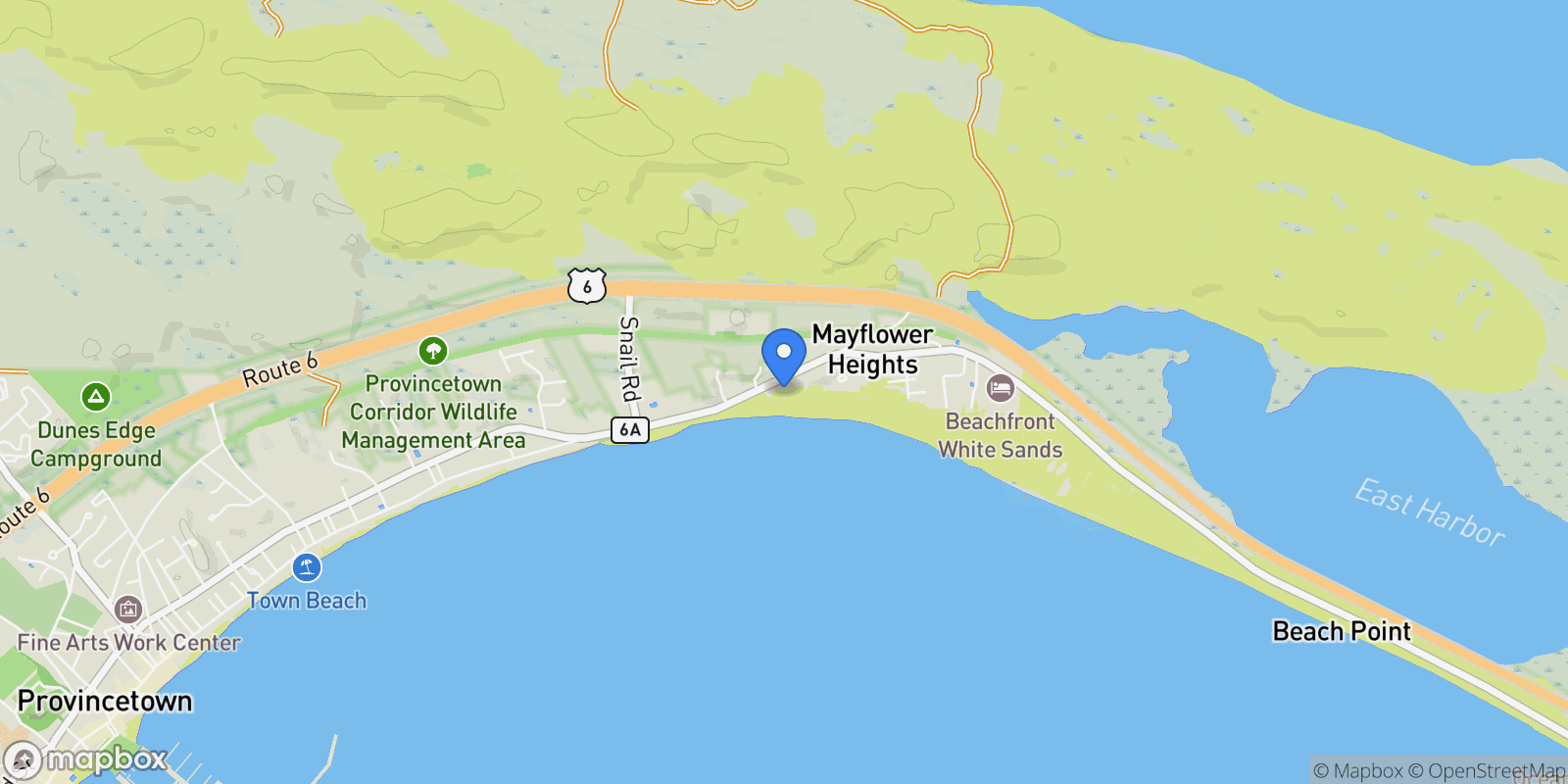Map showing 777 Commercial Street , Provincetown, MA 02657, Provincetown, Massachusetts, United States.
