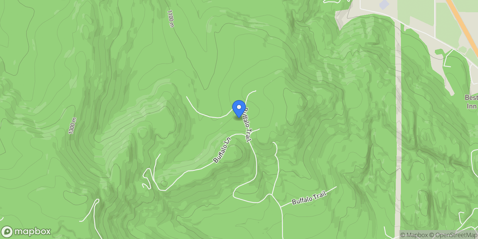 Map showing 400 Buffalo Trail, Somers, Montana, United States.