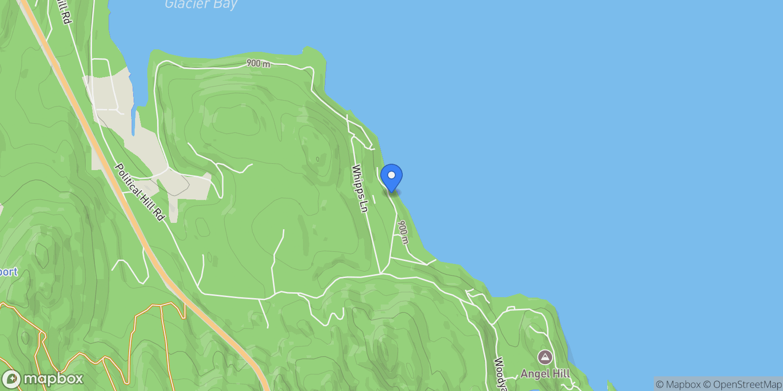 Map showing 253 Tamarack Terrace, Lakeside, Montana, United States.