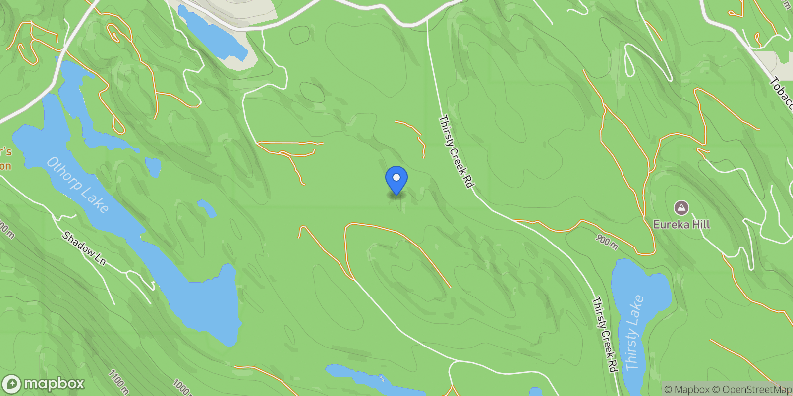 Map showing 390 Crosscut Road, Rexford, Montana, United States.